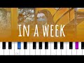 In a Week ~ Hozier (piano tutorial)