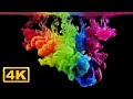 Abstract Liquid! V - 4! 1 Hour 4K Relaxing Screensaver for Meditation. Amazing Fluid! Relaxing Music