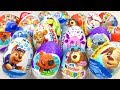 Cartoon Toys Kinder Surprises Chocolate Eggs Unboxing