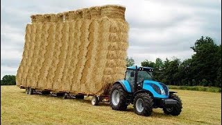 World Amazing Modern Agriculture Equipment and Mega Machines: Hay Bale Handling Tractor, Loade #ALN