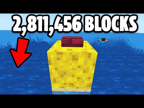 Can 1 Sponge Drain an ENTIRE Minecraft Ocean 