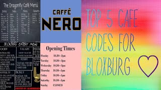 Welcome To Bloxburg Hotel And Cafe Decal Id Codes Saraplaysnow