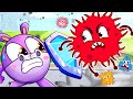 Virus Showdown 🦠 Healthy Habit for Kids + More Top Kids Songs by DooDoo & Friends
