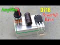 DIY Transistor D718 Amplifier Circuit 12V with Volume Control || Powefull Bass