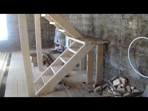 Лестницы к деревянному дому своими руками