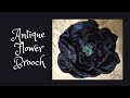 Making An Antique Flower Brooch