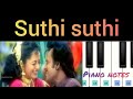 suthi suthi song from #padayappa #pianonotes #perfectpiano #walkband #arrahman #harini #spb #piano