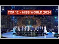 TOP 12 - MISS WORLD 2024