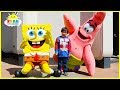 Download Ryan meets SpongeBob at Universal Studios Amusement Park! mp4 3gp mp3 videos - waplic