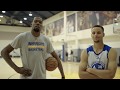Steph Curry, Kevin Durant Play Epic Game of P-I-G