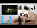 WUBEN L1 - Dual light source flashlight with rotating head - 2000 lumens - Type-C power bank feature