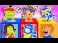 LionET | Selecting Moms from Colored Boxes | Cartoon for Kids