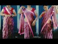 Village Women Treditional Saree Draping Style | Silk Saree Draping Style