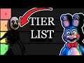 Fnaf characters tier list!