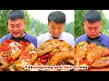 mukbang | malatang | Kebab | bread crab | funny mukbang | fatsongsong and thinermao | tzuyang
