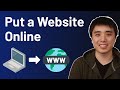 How to put an HTML website online (on the Internet)