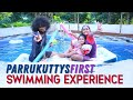 Rishi | Shivani | Parrukutty | Parrukuttys First Swimming Experience