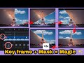 VN Editing tutorial Keyframe + mask/ Instagram trending video editing/Double frame rotating effect 🤯