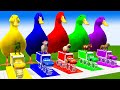 5 Giant Duck, Monkey, Piglet, chicken, cat, tiger, cow, Sheep, Transfiguration funny animal 2024