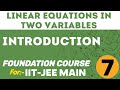Linear Equations in Two Variables Intro | Solution of Linear Equations by Graphical
