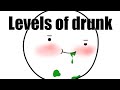 The 7 Levels of Drunk