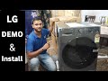 Lg front load washing machine demo