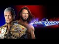 AJ STYLES VS CODY RHODES AT BACKFLASH FOR THE WWE UNIVERSAL CHAMPIONSHIP MATCH