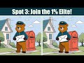 Spot The Difference : Spot 3 - Join the 1% Elite! | Find The Difference #219