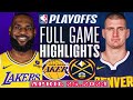 Los Angeles Lakers vs Denver Nuggets Full Game Highlights | April 25, 2024 | NBA Play off