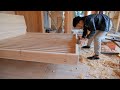 I Made A Floating Bed And The Result Exceeded My Expectations! | Carpenter Anxu