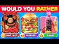 Would You Rather...? FOOD Edition 🍔🍕🍦