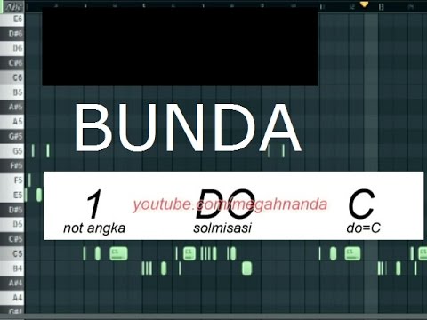 Download Solmisasi | Not Angka Lagu Bunda free