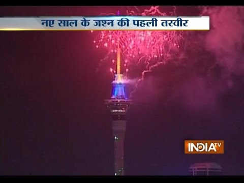 New Zealand: New Year celebrated in Auckland