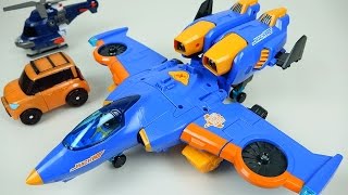 TOBOT Airplane 또봇 마하 W - TOBOT transformers car & plane toys