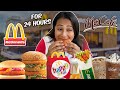 Eating only NEW MC DONALDS for 24 HOURS | Food Challenge