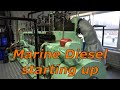 How to start up a Marine Diesel Engine