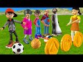 Scary Teacher 3D vs Squid Game Sneaker Shoe and Penalty Kick 3 Times vs Honeycomb Candy Challenge