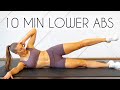 10 MIN LOWER ABS WORKOUT (No Repeat, No Equipment)