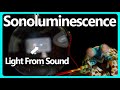 Punching Water So Hard LIGHT Comes Out - Sonoluminescence