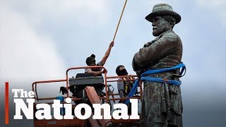 Confederate monuments removed and covered up overnight across the U.S.