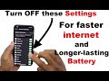 Make your iPhone internet faster / speed up your internet