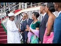 KAGAME & FAMILY BID FAREWELL TO INAUGURATION GUESTS