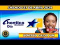 Resultado de EL CHONTICO DIA del SÁBADO 27 de Abril del 2024 #chance #chonticodia