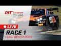 LIVE | Race 1 | Long Beach Grand Prix | GT America powered by AWS