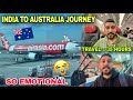INDIA TO AUSTRALIA JOURNEY ✈️🥹GOING BACK TO SYDNEY | SO EMOTIONAL 😭