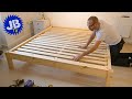 How to make your own wooden bed frame - Super King Size - DIY