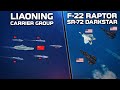 F-22 Raptor + SR-72 Darkstar Vs Carrier Battle Group Behind Enemy Lines | Digital Combat Simulator |