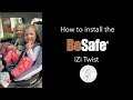 How to install and use the BeSafe iZi Twist rear facing car seat