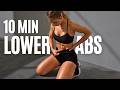 10 MIN INTENSE LOWER ABS + CORE - No Equipment, Home Workout - Day 6