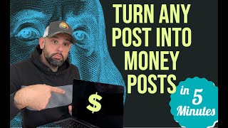 Turn EVERY INFORMATIONAL Blog Posts into MONEY Posts in Just 5 Minutes! Blogging For Beginners Tips